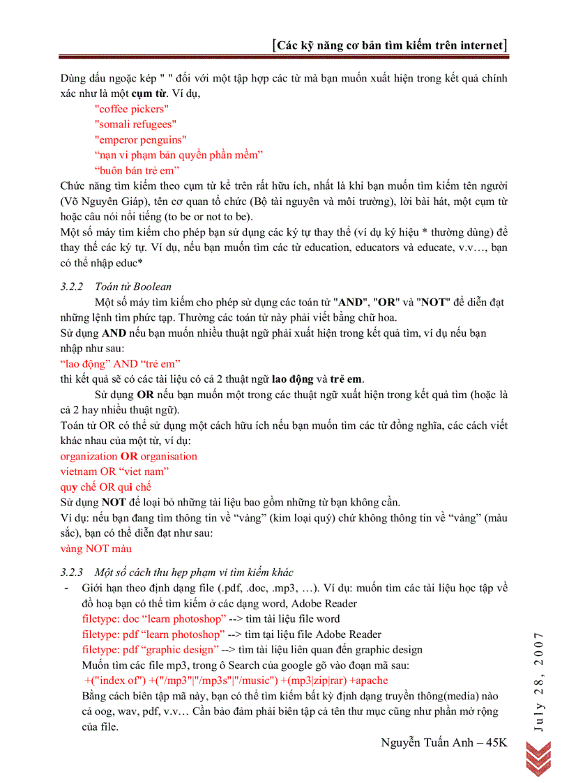 image for page Kỹ năng tìm tài liệu trên mạng