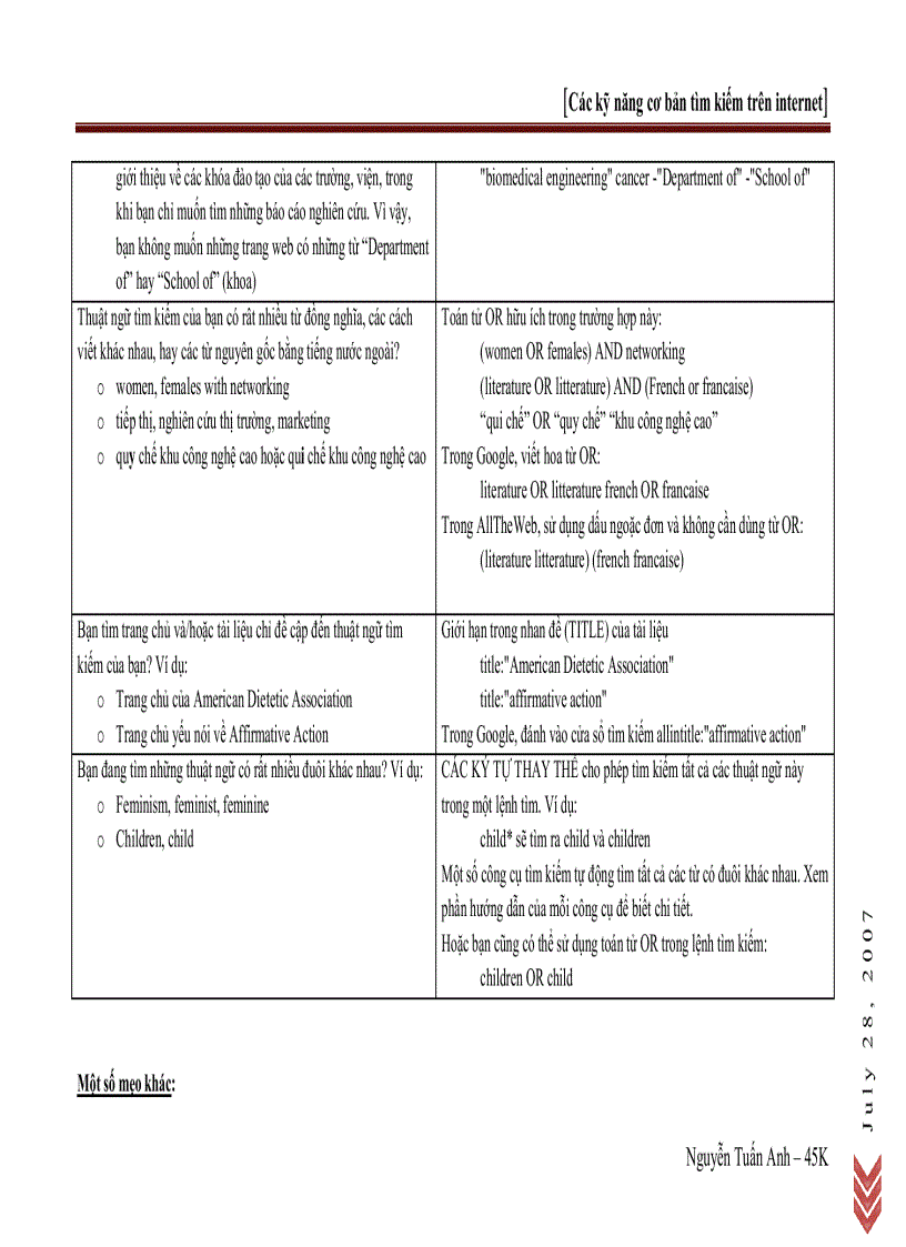 image for page Kỹ năng tìm tài liệu trên mạng