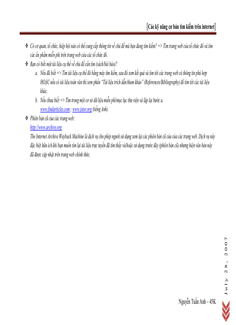 image for page Kỹ năng tìm tài liệu trên mạng