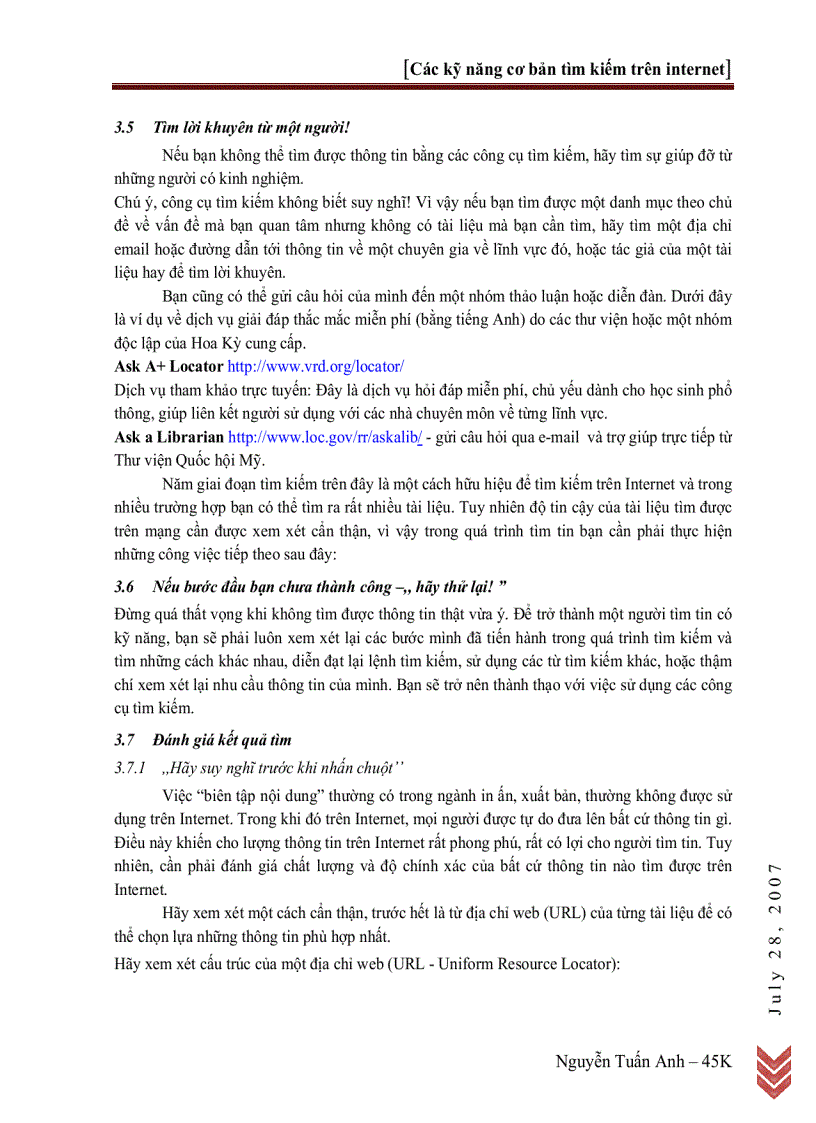 image for page Kỹ năng tìm tài liệu trên mạng