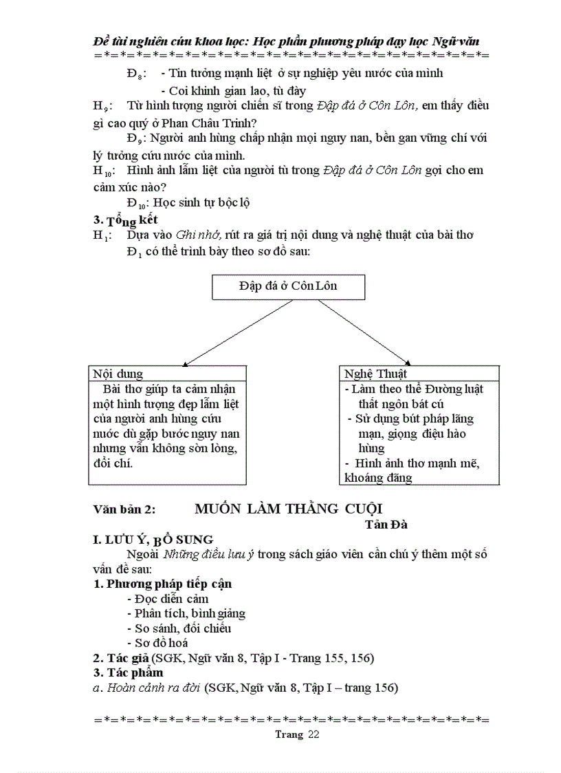 image for page Học phần phương pháp dạy học Ngữ văn