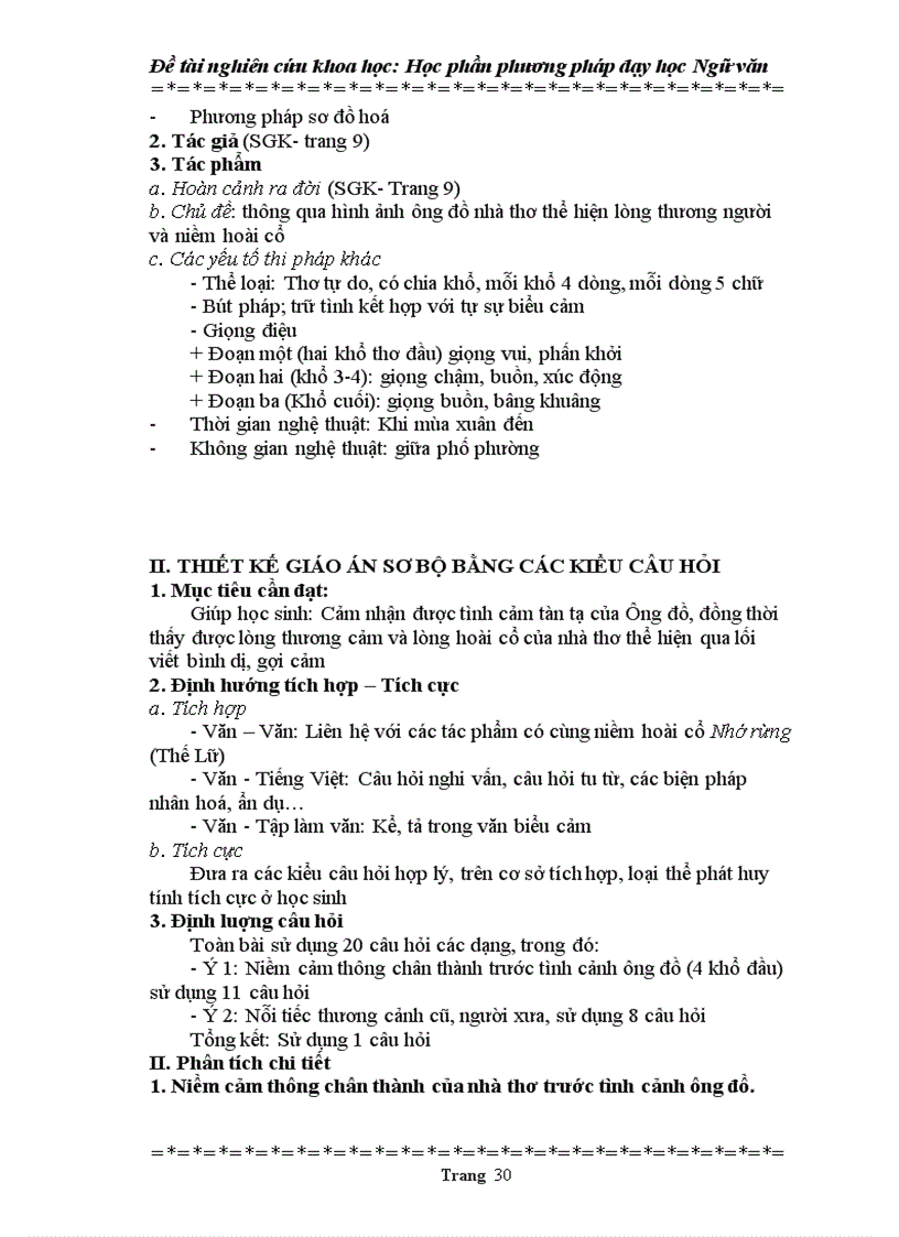 image for page Học phần phương pháp dạy học Ngữ văn