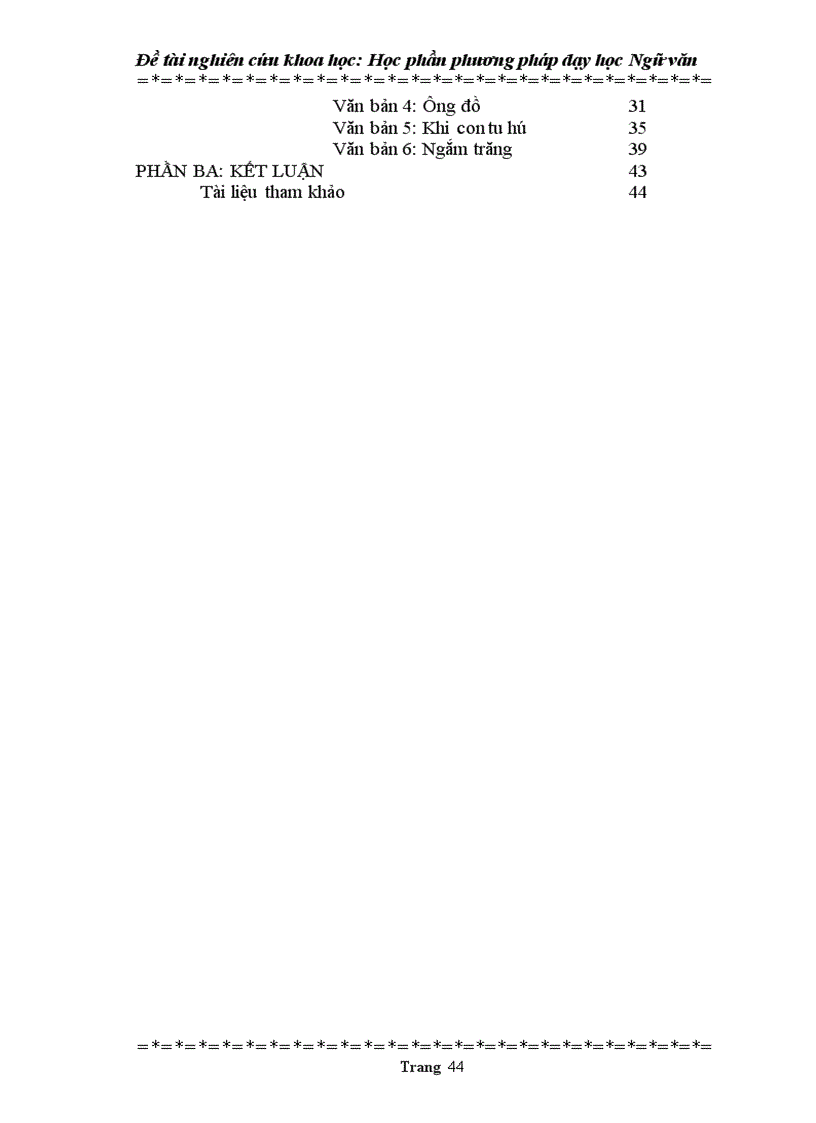 image for page Học phần phương pháp dạy học Ngữ văn