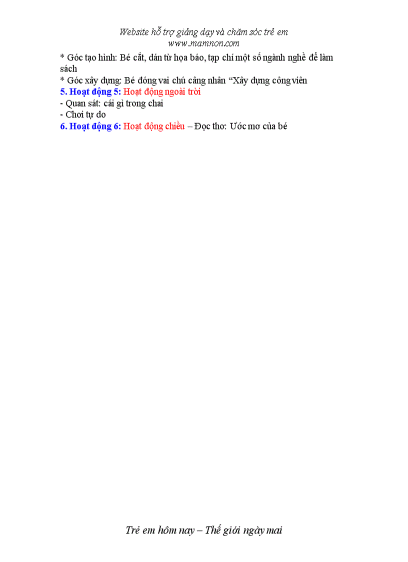 image for page Đề tài Cô chú công nhân của bé