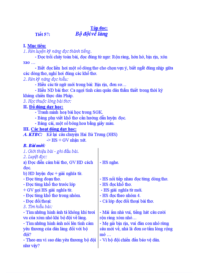 image for page Tập đọc Bộ đội về làng