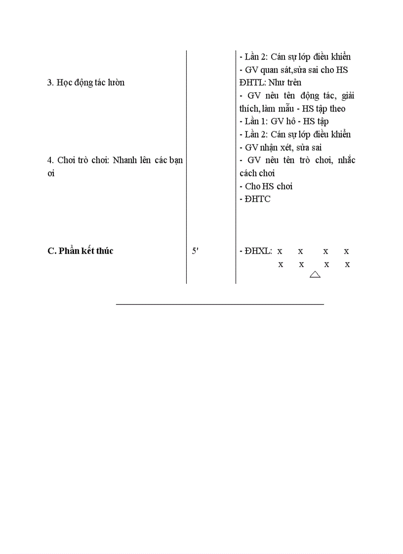 image for page Thể dục Động tác chân lườn của bài thể dục phát triển chung