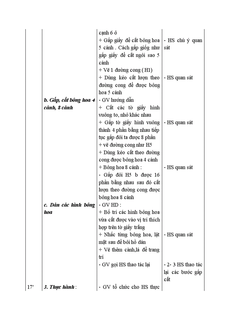 image for page Thủ công Gấp cắt dán bông hoa tiết 1