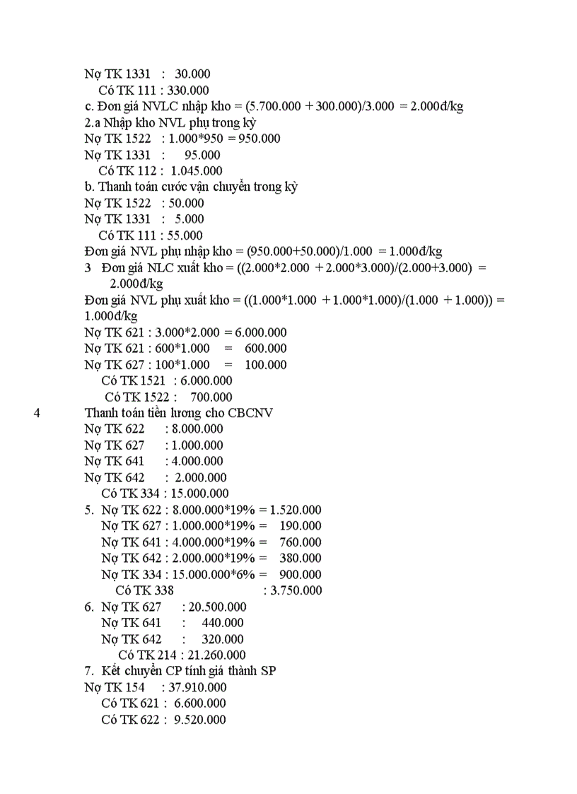 image for page Bài tập nguyên lý kế toán 3