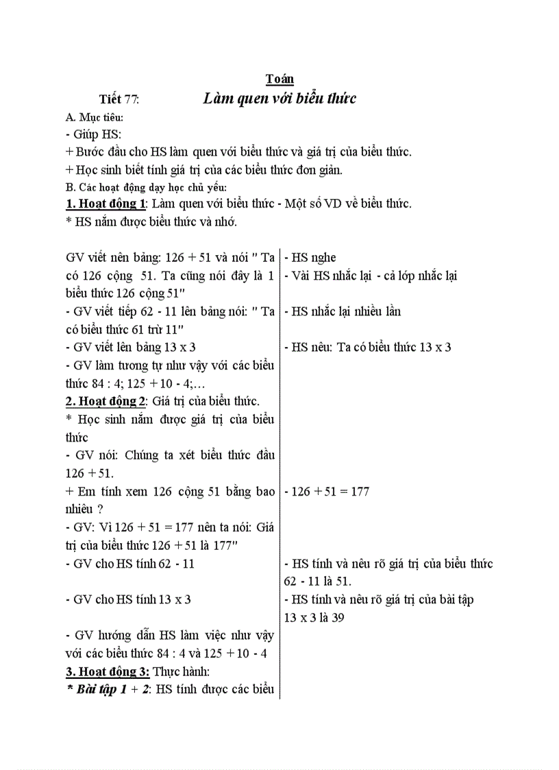 image for page Toán Làm quen với biểu thức