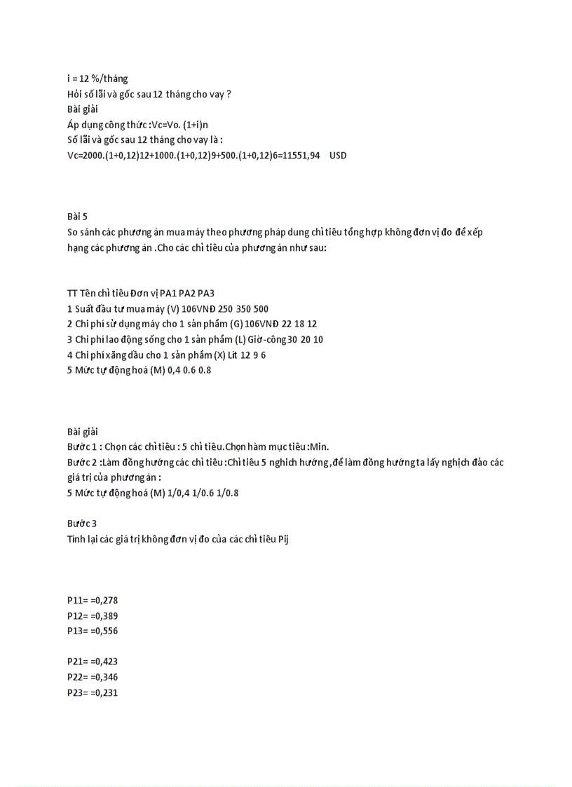 image for page Bài tập môn kinh tế xây dựng