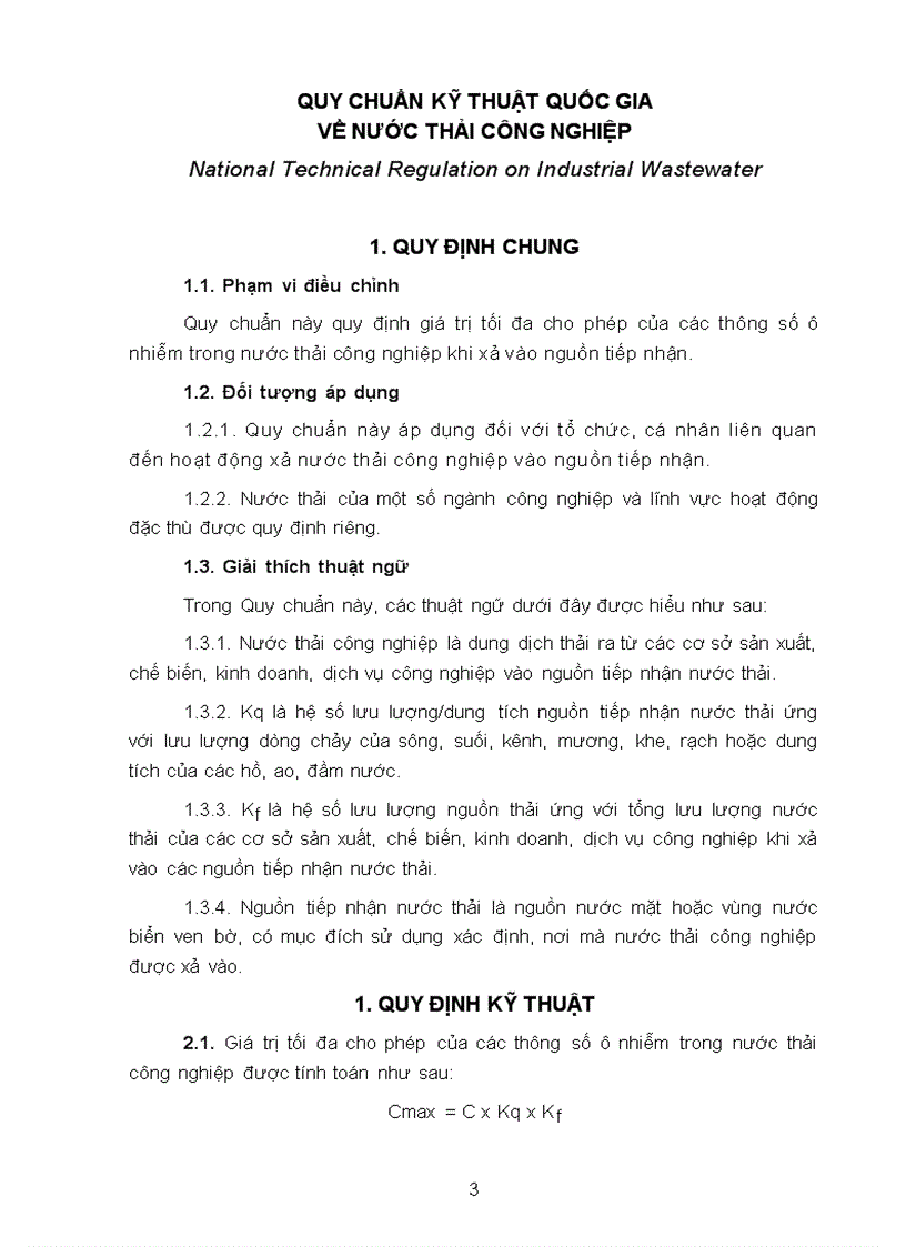 image for page QCVN 24 2009 BTNMT Nước thải công nghiệp