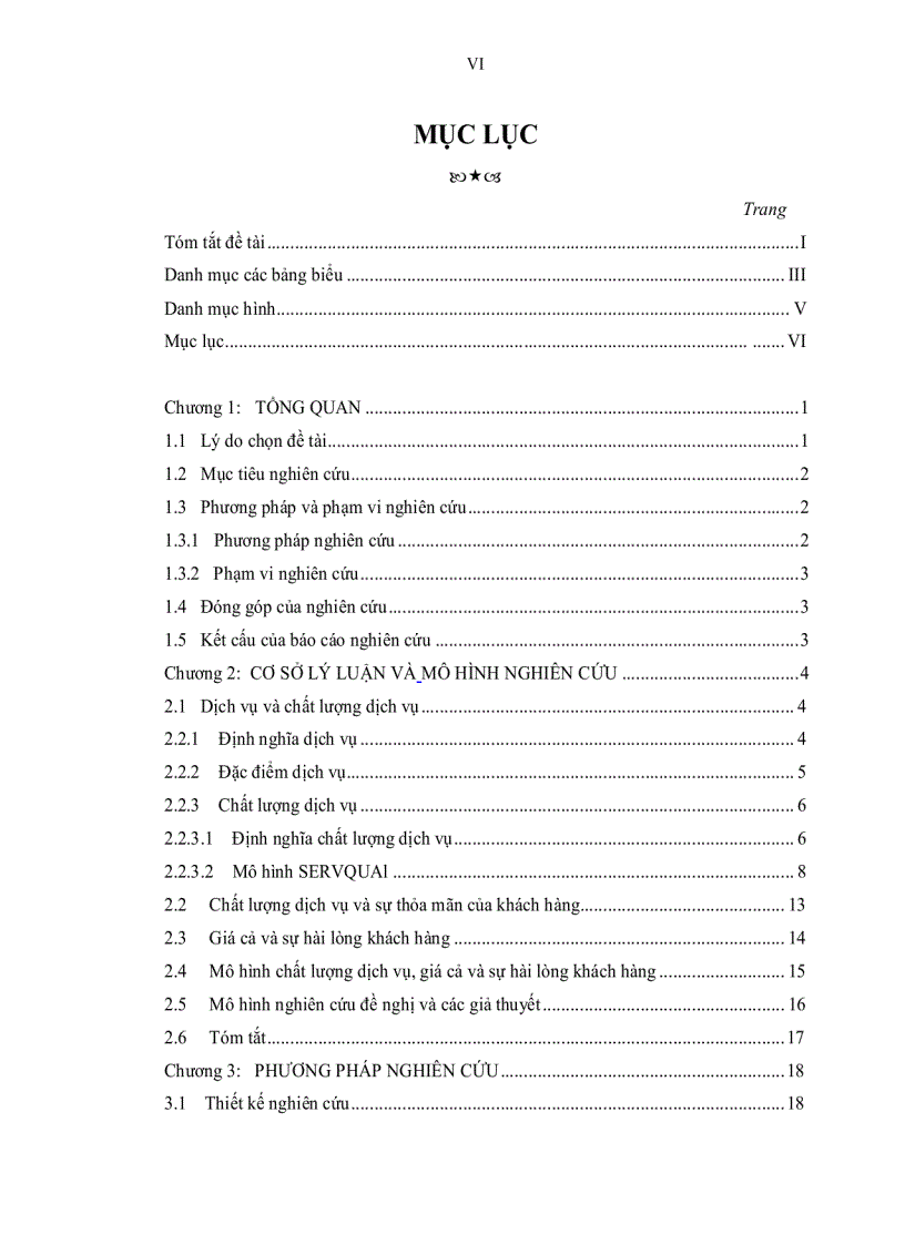 image for page Chất Lượng dịch vụ sự thỏa mãn lòng trung thành trường hợp các khu du lịch tại TP Đà Lạt