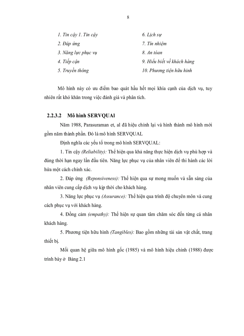 image for page Chất Lượng dịch vụ sự thỏa mãn lòng trung thành trường hợp các khu du lịch tại TP Đà Lạt