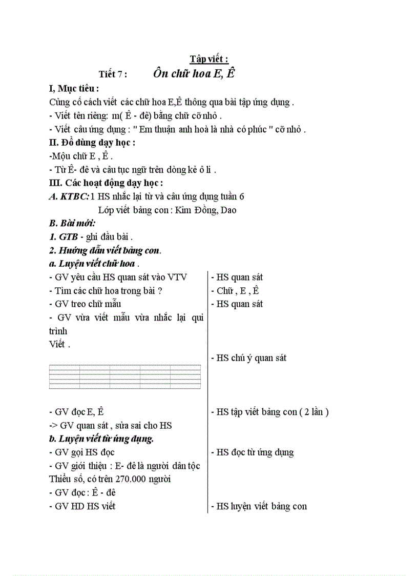 image for page Tập viết Ôn chữ hoa E Ê