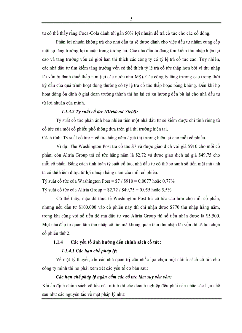image for page Chính sách cổ tức của các công ty niêm yết trên thị trường chứng khoán Việt Nam dưới tác động của thị trường