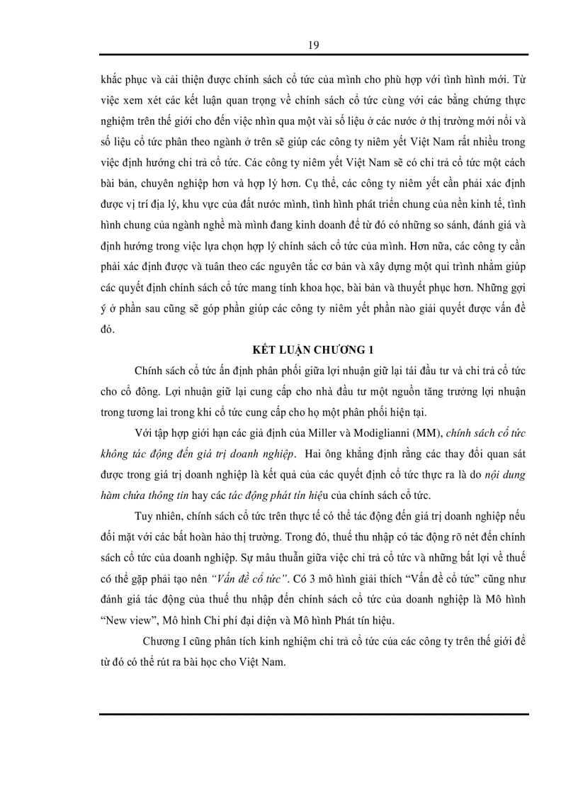 image for page Chính sách cổ tức của các công ty niêm yết trên thị trường chứng khoán Việt Nam dưới tác động của thị trường