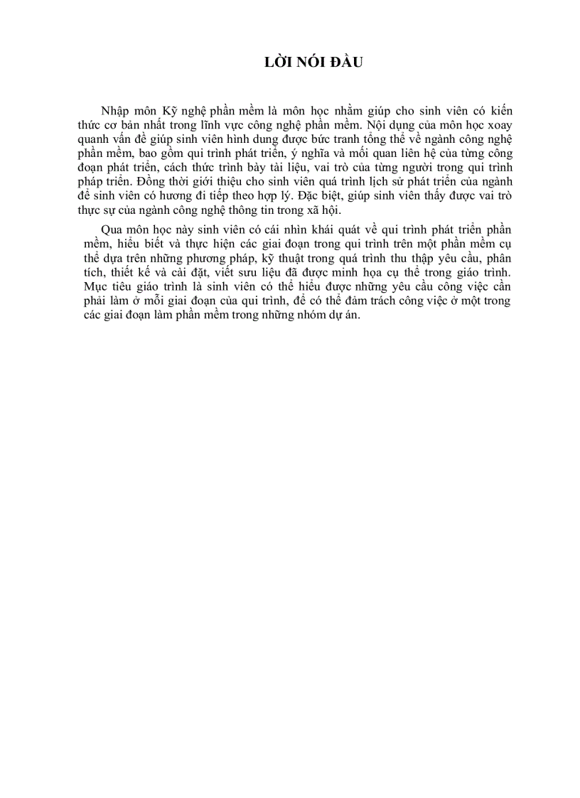 image for page Giáo trình nhập môn kỹ nghệ phần mềm