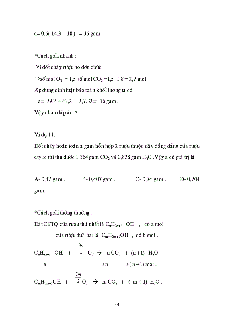 image for page Biên soạn các bài toán hóa học hữu cơ có phương pháp giải nhanh để làm câu hỏi khách quan nhiều lựa chọn