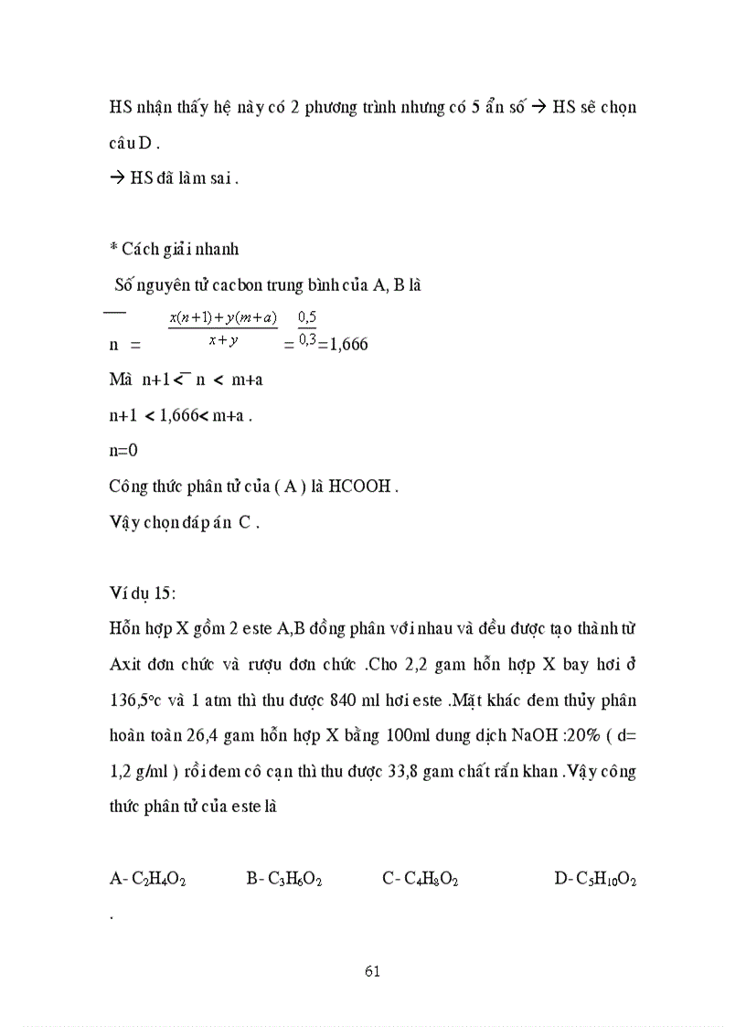 image for page Biên soạn các bài toán hóa học hữu cơ có phương pháp giải nhanh để làm câu hỏi khách quan nhiều lựa chọn