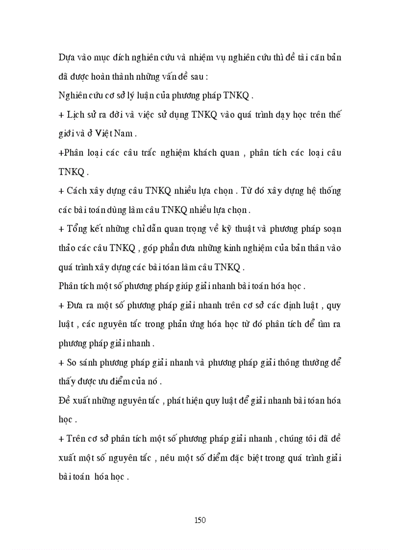 image for page Biên soạn các bài toán hóa học hữu cơ có phương pháp giải nhanh để làm câu hỏi khách quan nhiều lựa chọn