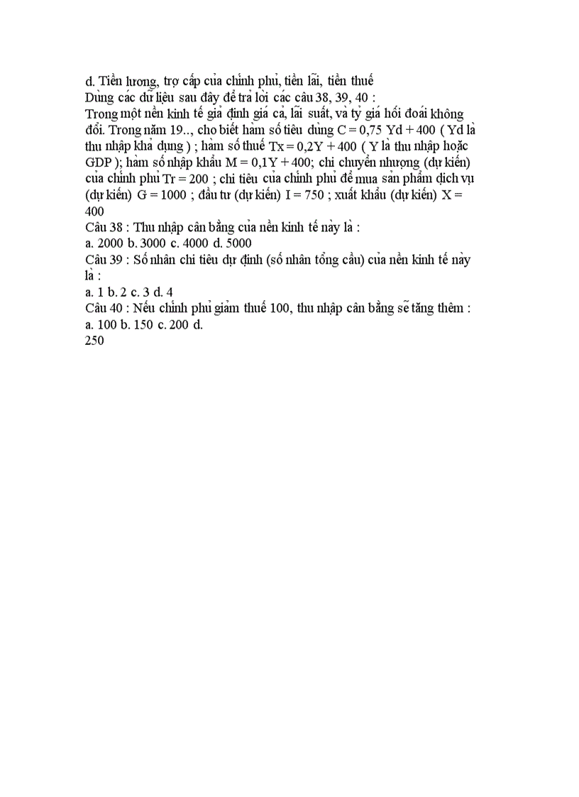 image for page Đề VĨ mô trắc nghiệm