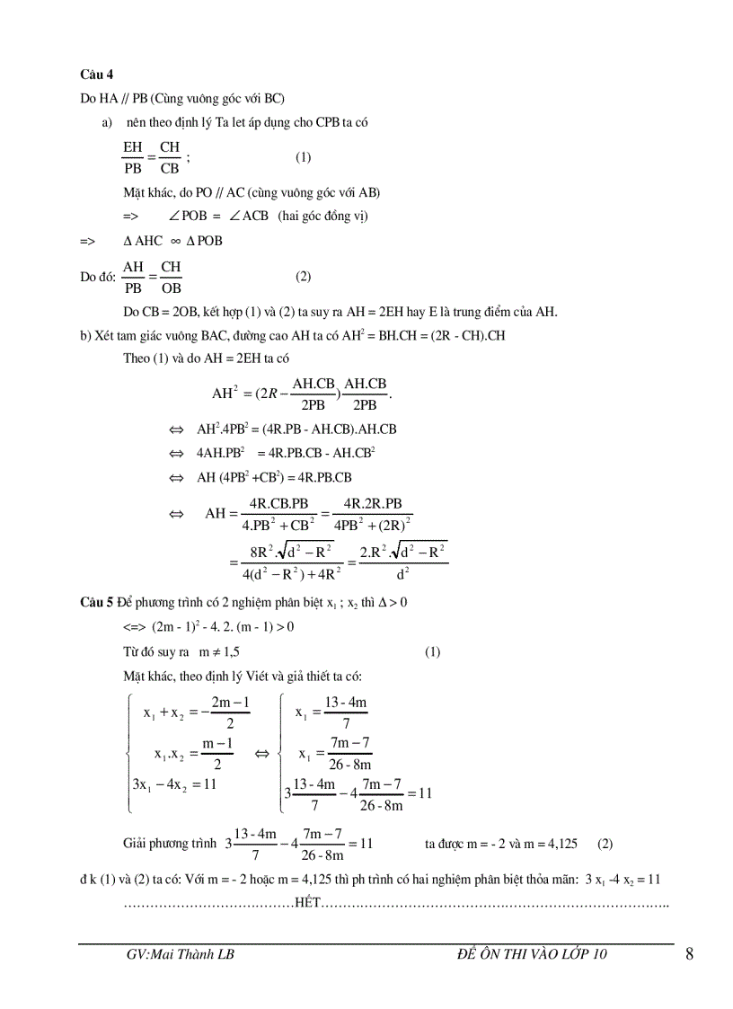 image for page Bộ 5 Đề Toán Học Ôn thi vào lớp 10 2009