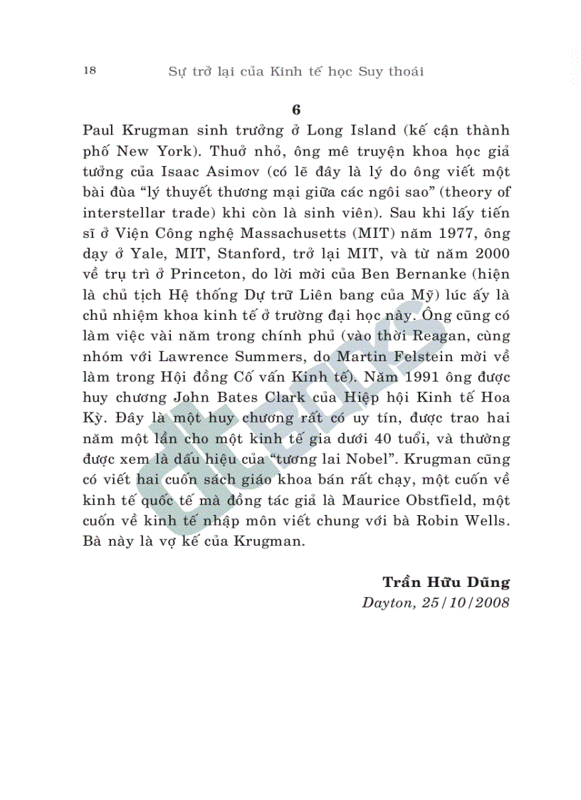 image for page Sự trở lại của kinh tế học suy thoái và cuộc khủng hoảng 2008