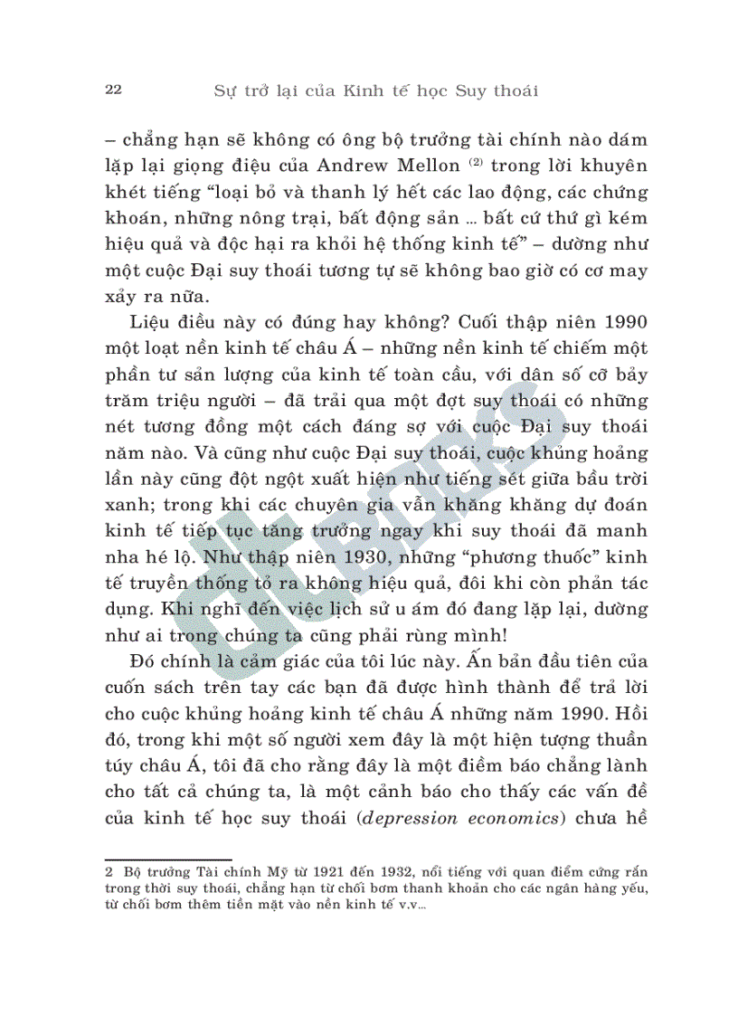 image for page Sự trở lại của kinh tế học suy thoái và cuộc khủng hoảng 2008