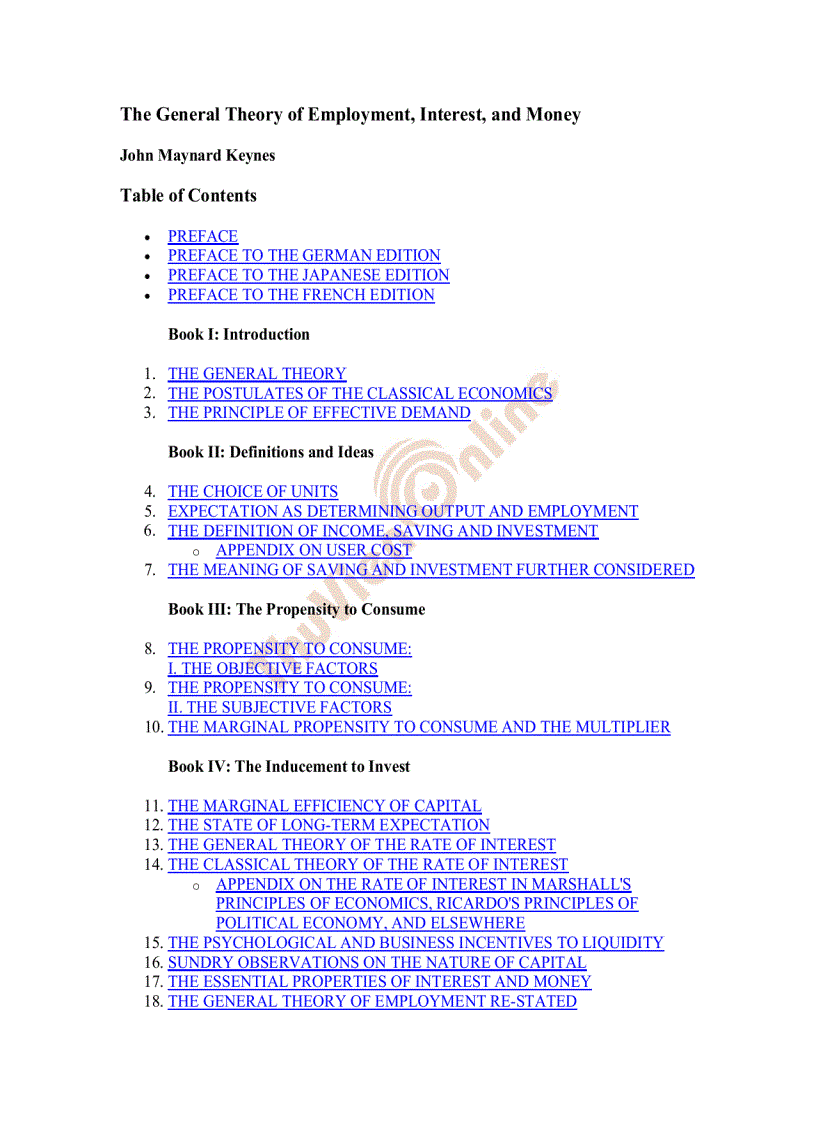image for page The General Theory of Employment Interest and Money Lý thuyết tổng quát về việc làm lãi suất và tiền tệ