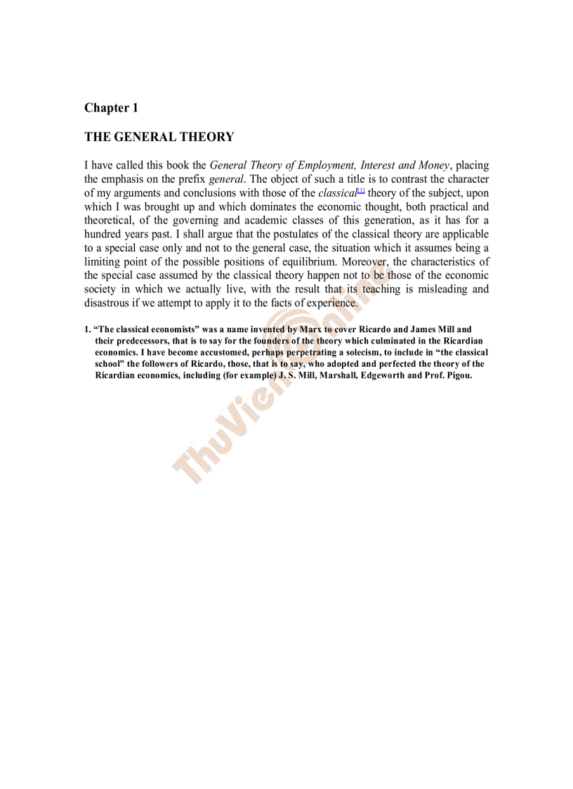 image for page The General Theory of Employment Interest and Money Lý thuyết tổng quát về việc làm lãi suất và tiền tệ