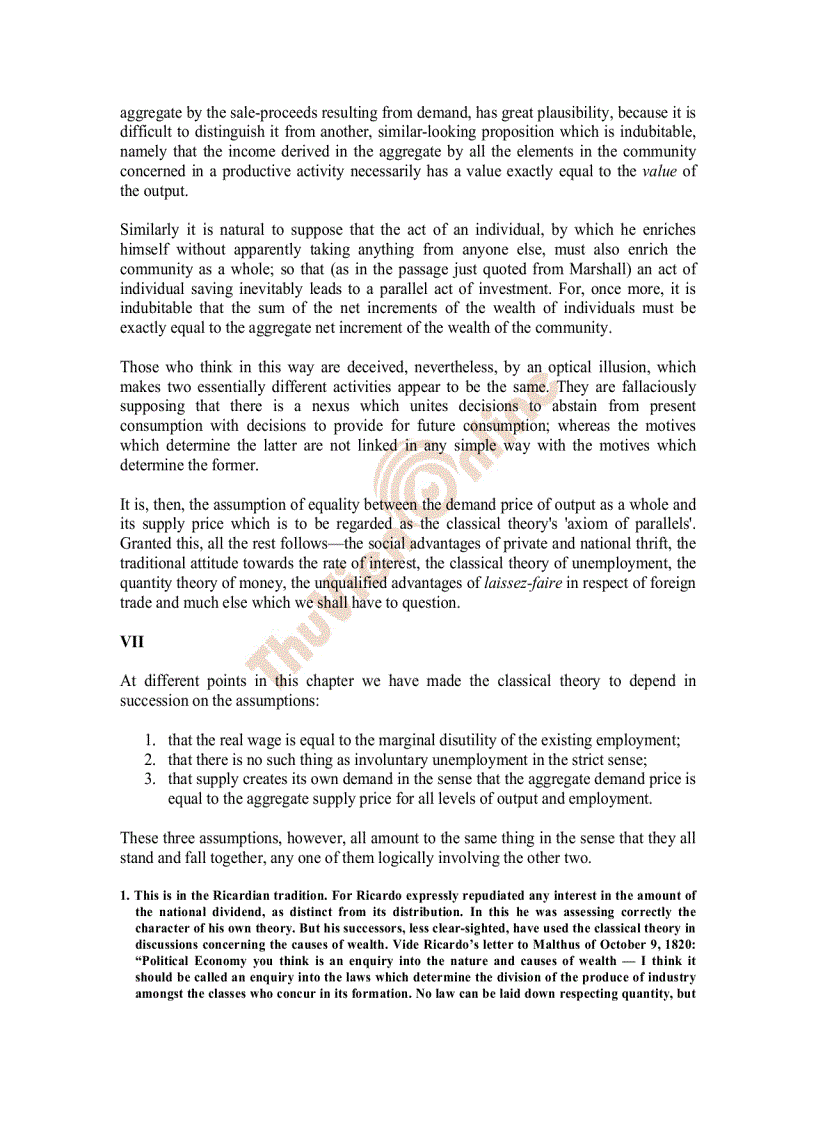 image for page The General Theory of Employment Interest and Money Lý thuyết tổng quát về việc làm lãi suất và tiền tệ