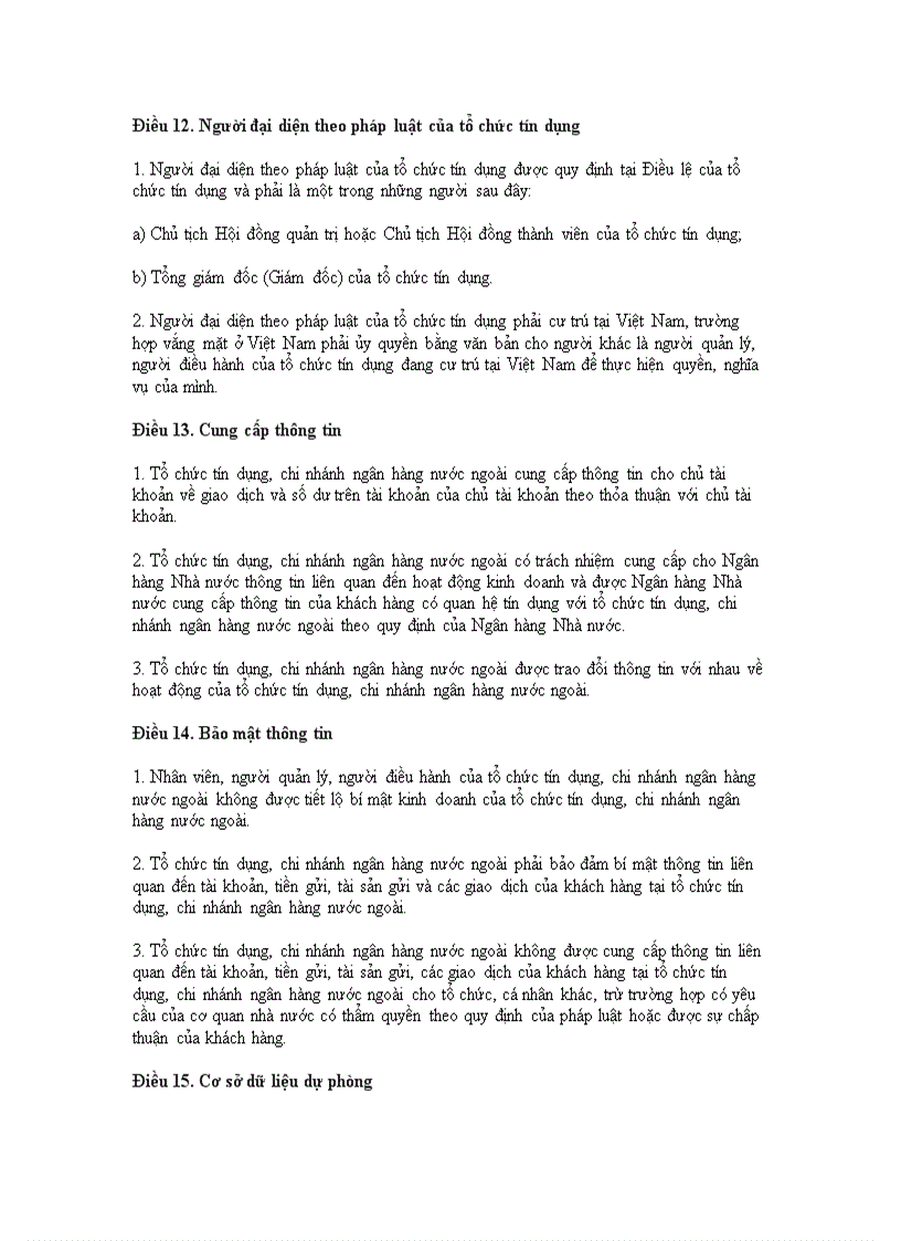 image for page Luật các tổ chức tín dụng 1997 và 2010