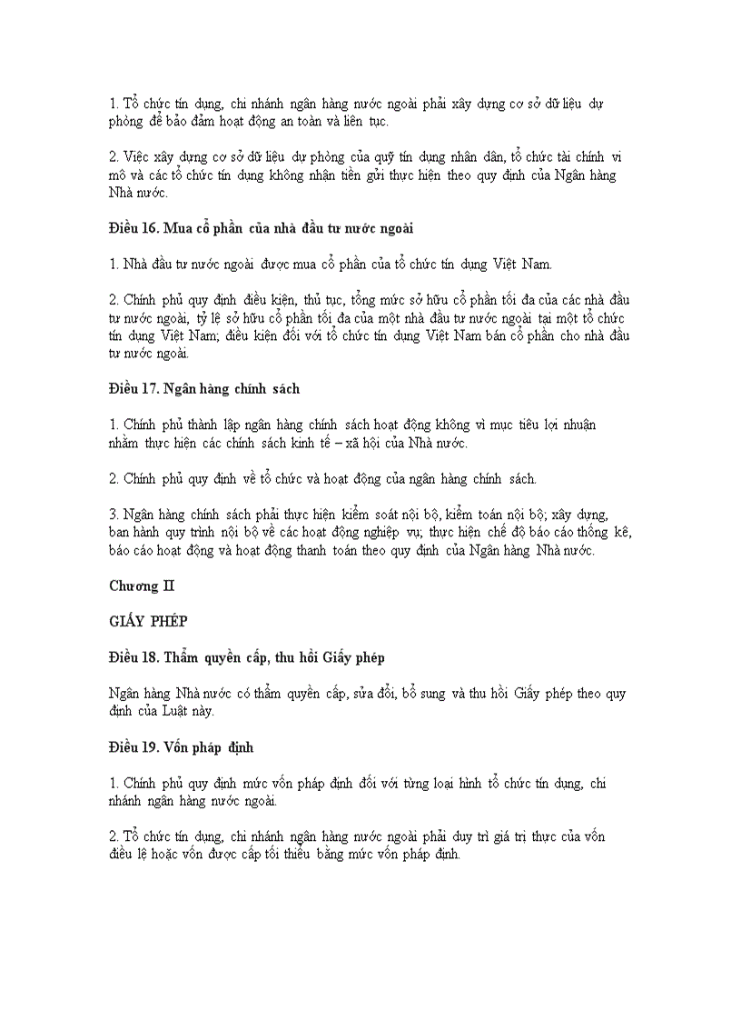 image for page Luật các tổ chức tín dụng 1997 và 2010