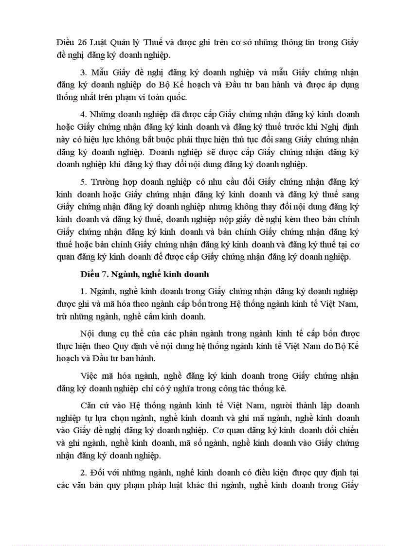 image for page Nghị định 43 về đăng ký doanh nghiệp 2010