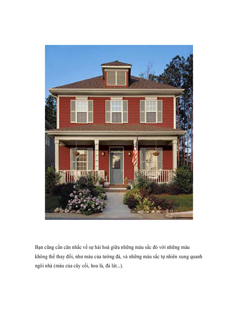 image for page Thêm màu sắc cho ngoại thất ngôi nhà
