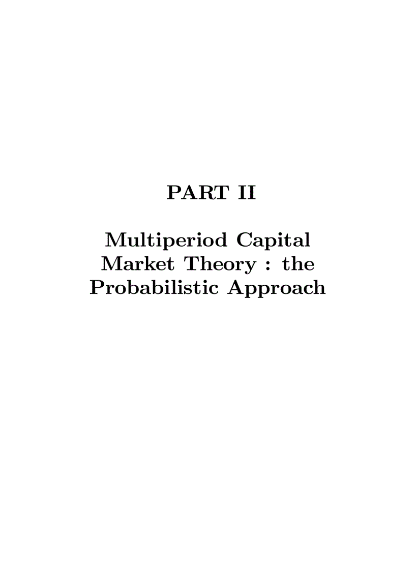 image for page Capital Markets And Portfolio Theory 2000