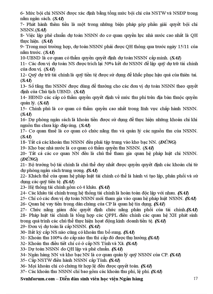 image for page Đề cương ôn tập luật ngân sách nhà nước 86 câu