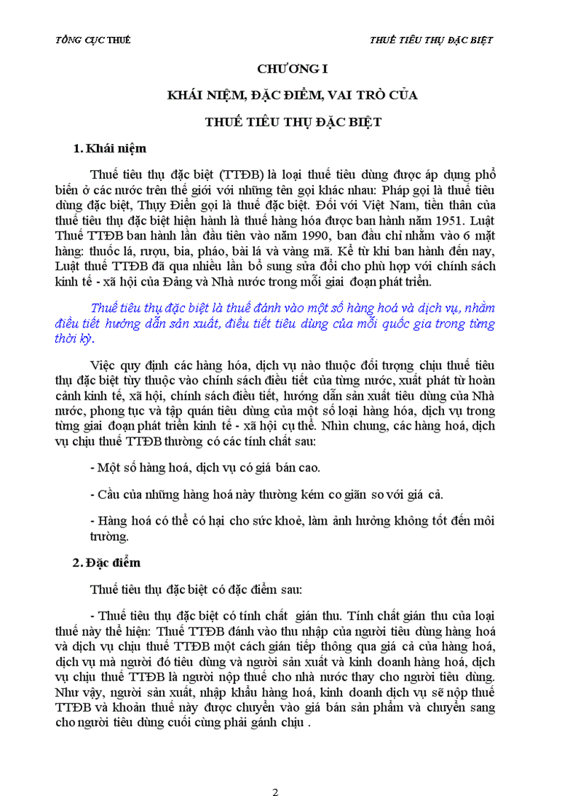 image for page Tài liệu về thuế Tiêu thụ đặc biệt ôn thi công chức