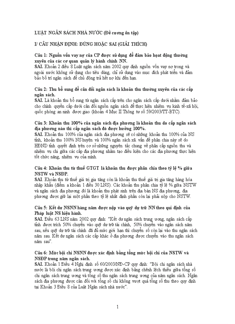 image for page Câu hỏi NSNN 2
