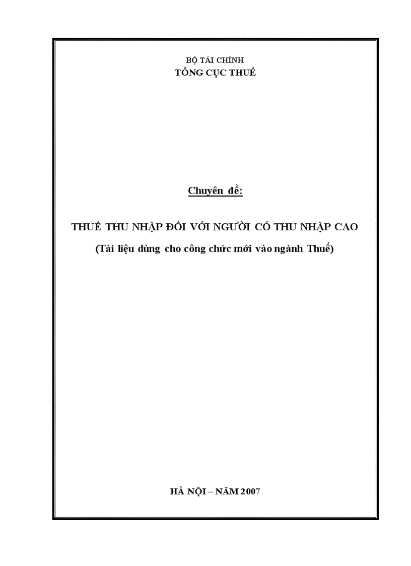 image for page Tài liệu thuế thu nhập cá nhân ôn thi công chức