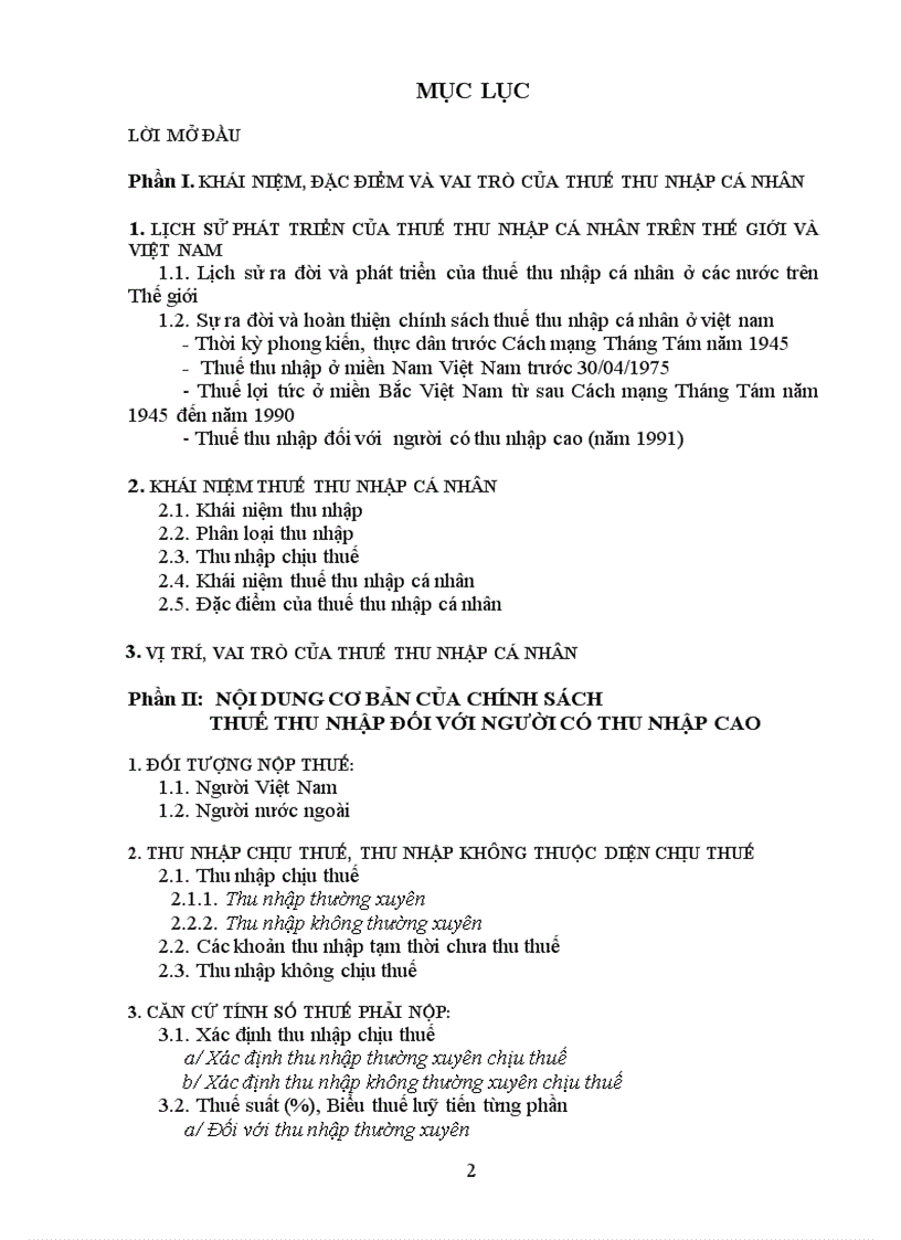 image for page Tài liệu thuế thu nhập cá nhân ôn thi công chức