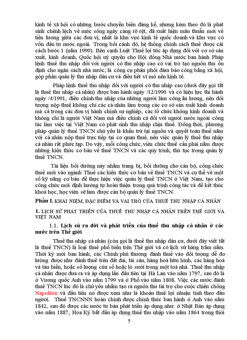 image for page Tài liệu thuế thu nhập cá nhân ôn thi công chức