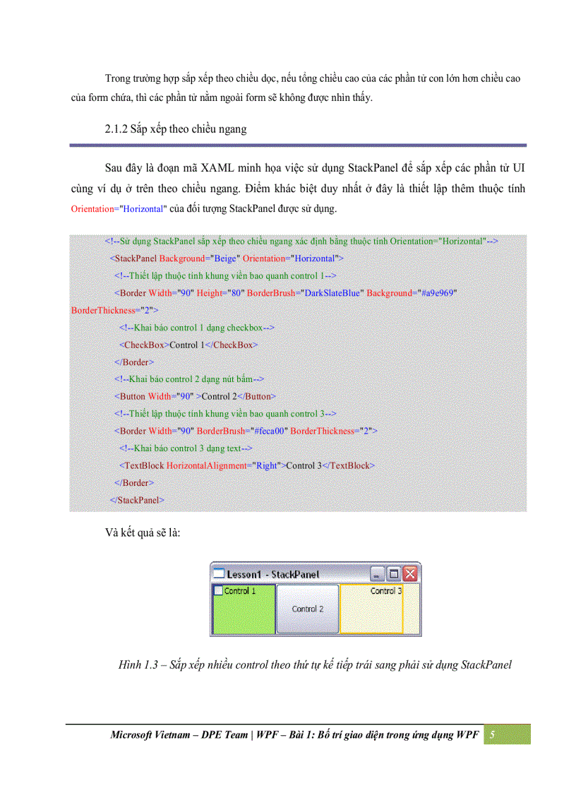 image for page Bố trí giao diện trong ứng dụng WPF