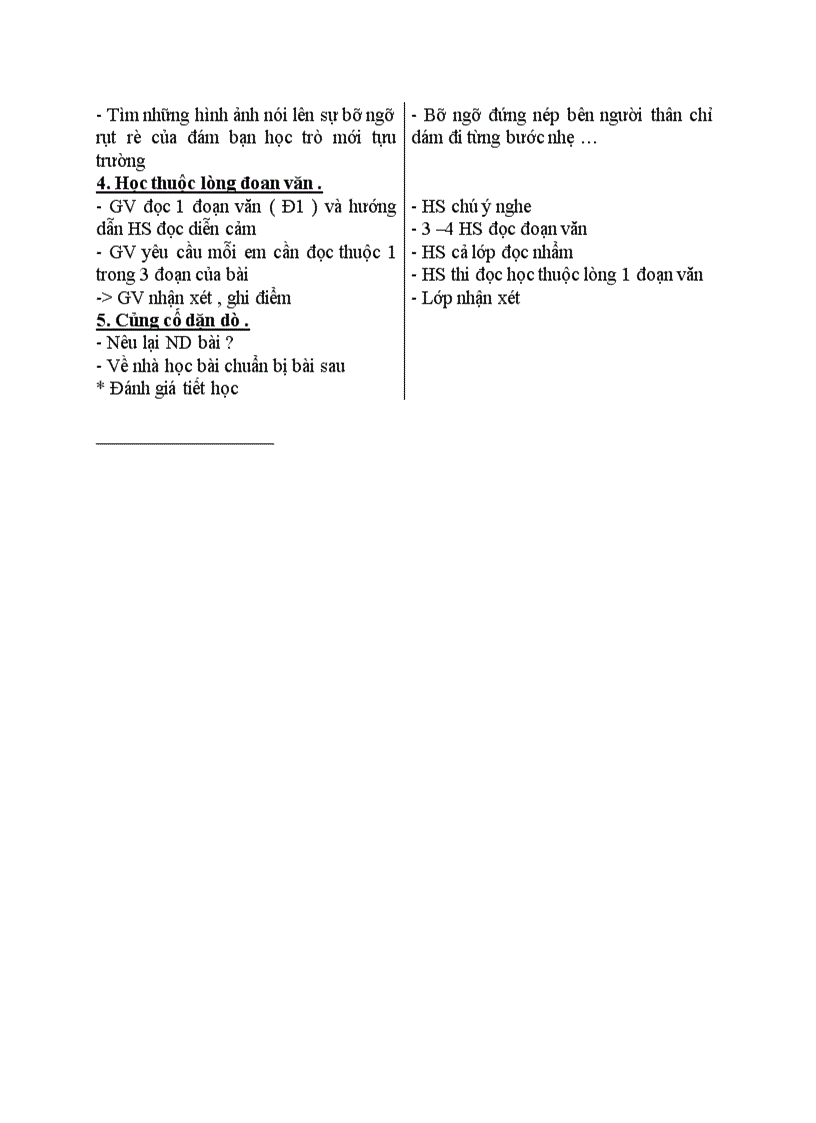 image for page Tập đọc Nhớ lại buổi đầu đi học