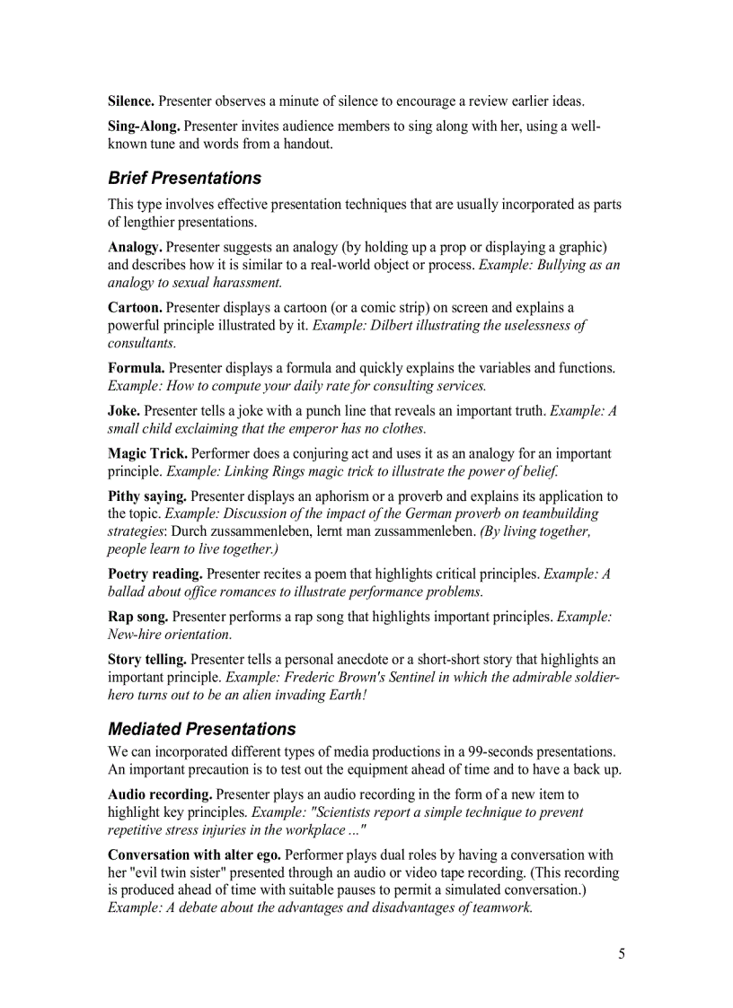 image for page How To Make An Effective Presentation in 99 Seconds