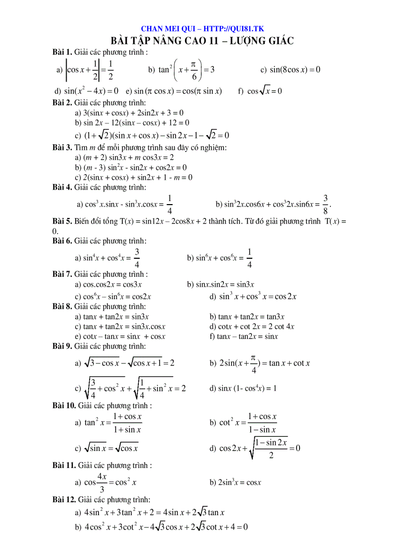image for page 10 đề thi toán học lớp 11 năm 2010 2011