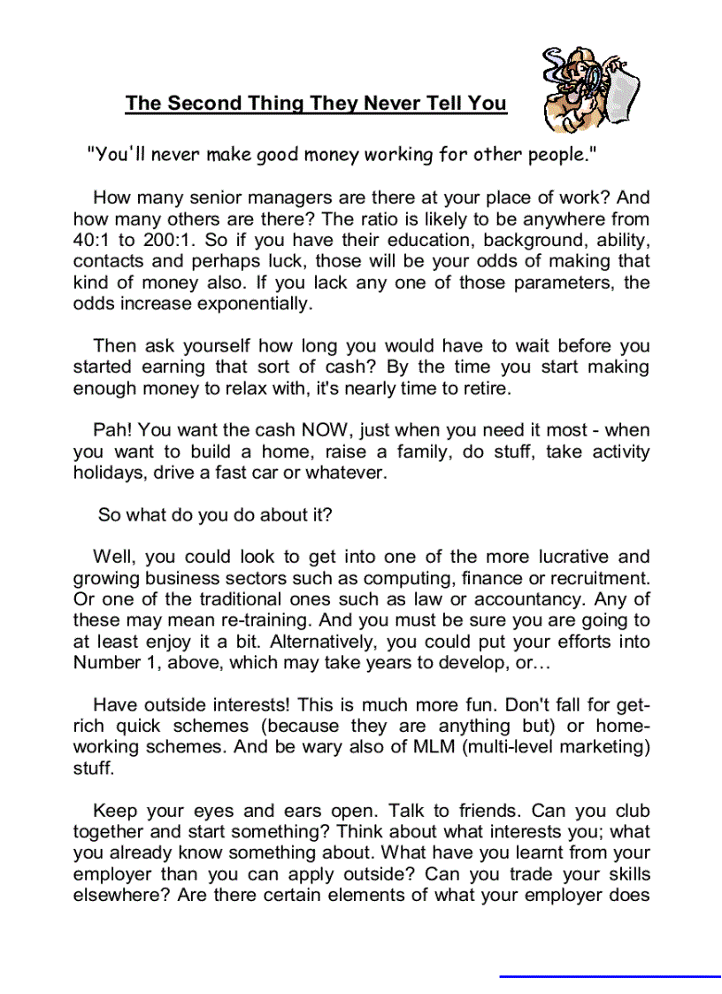 image for page 10 In Things They Never Tell You When You Start Work