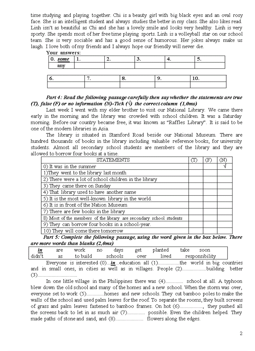 image for page Đề thi thử HSG môn Tiếng Anh lớp 8 Đề số 15