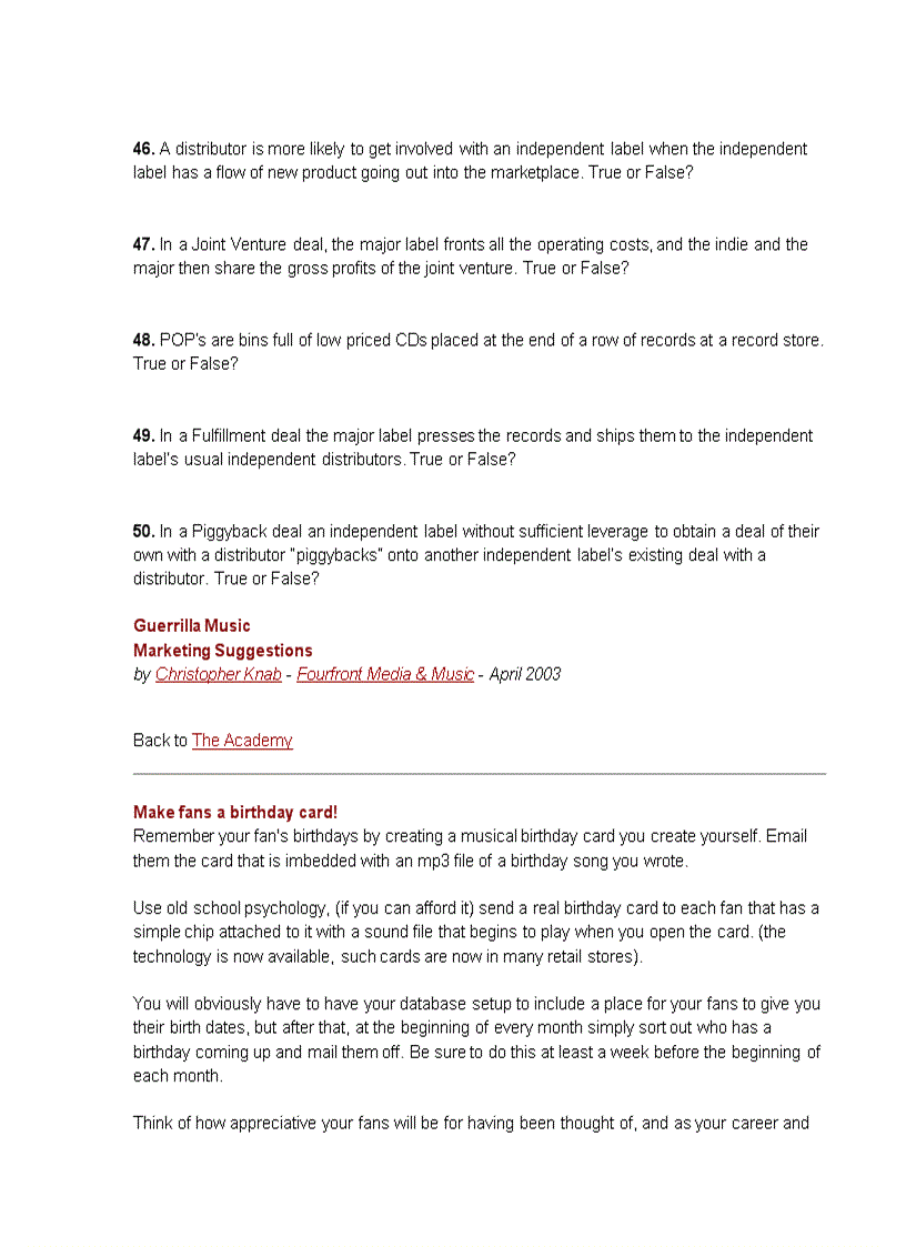 image for page Music marketing