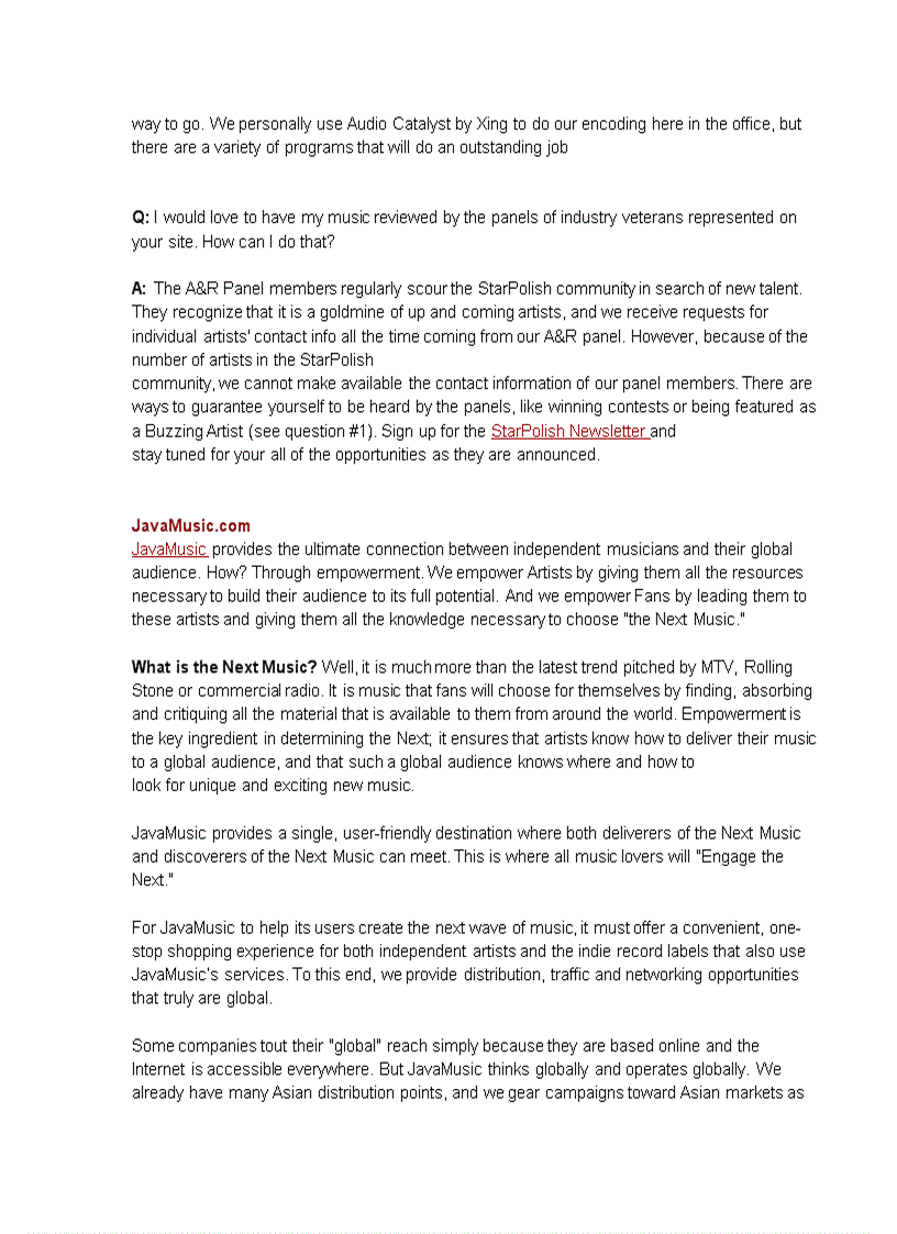 image for page Music marketing